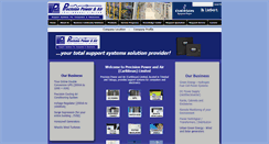 Desktop Screenshot of precisionpowerandair.com